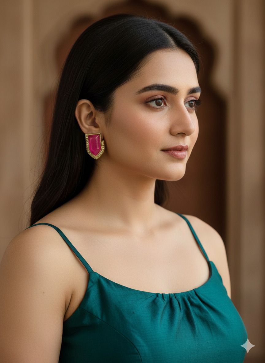 Lea mini studs - Pink