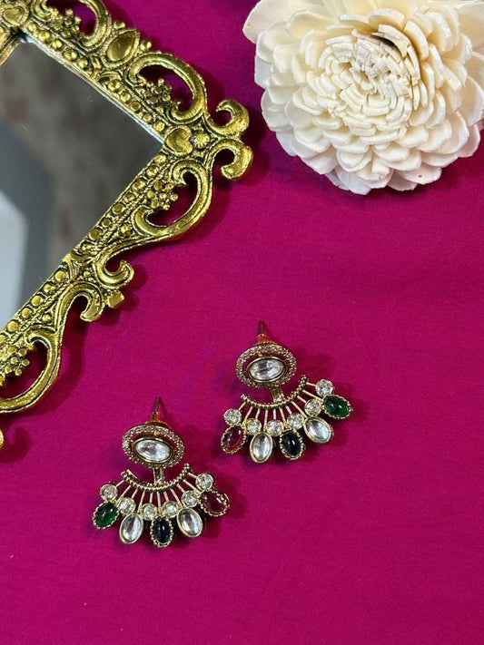 Chaand studs - Multicolor