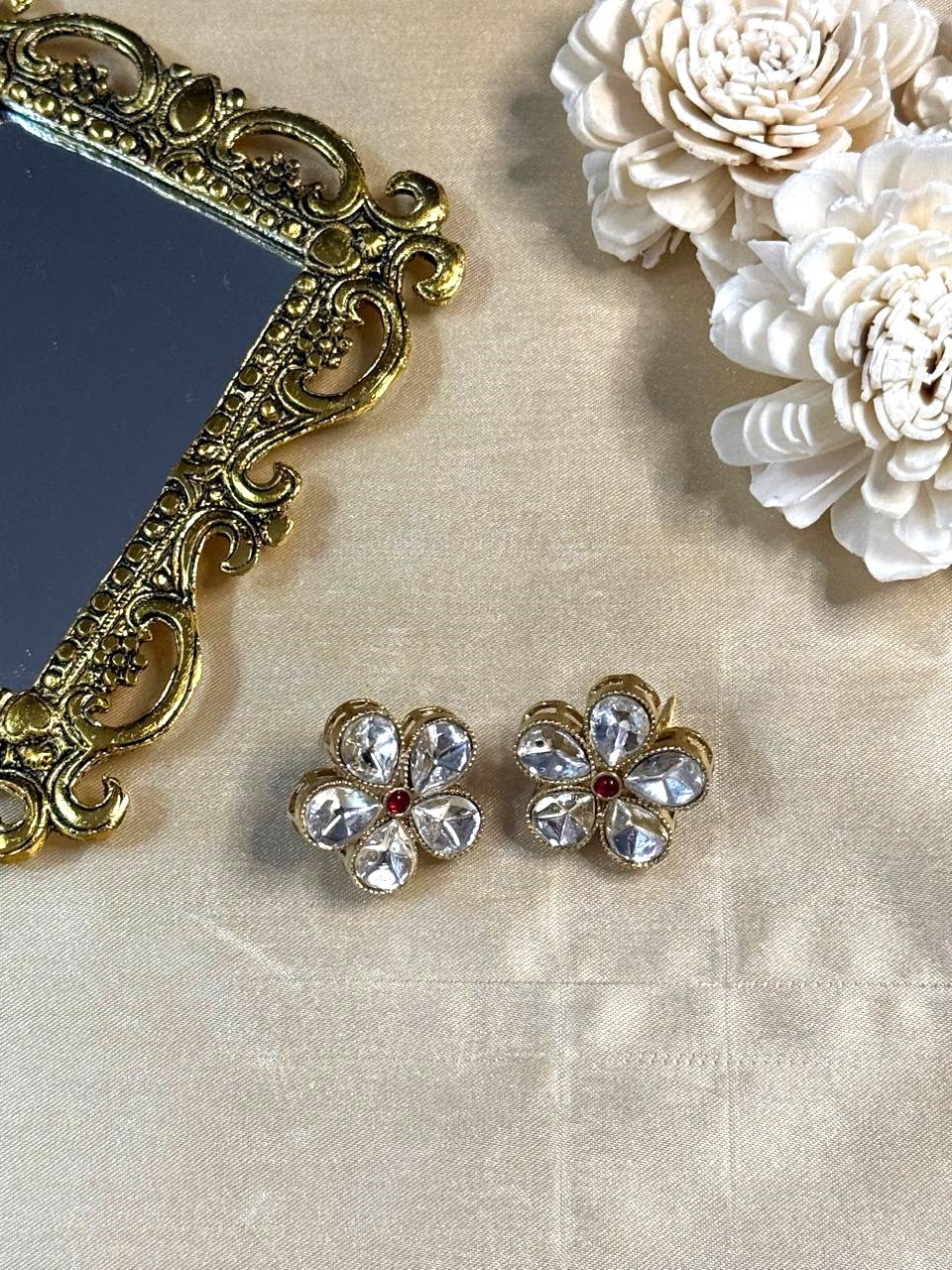 Mogra stone studs
