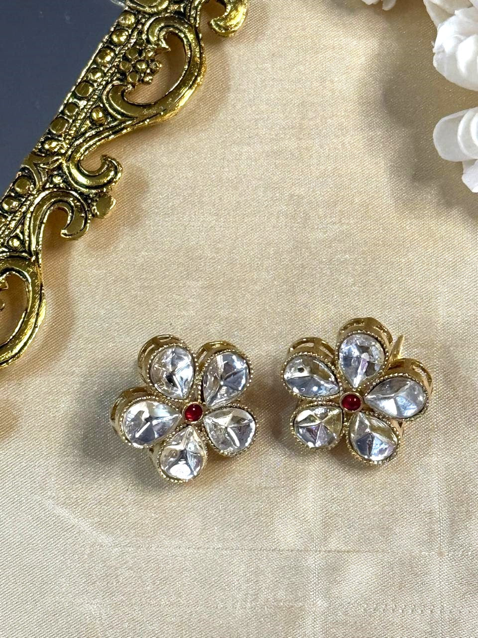 Mogra stone studs