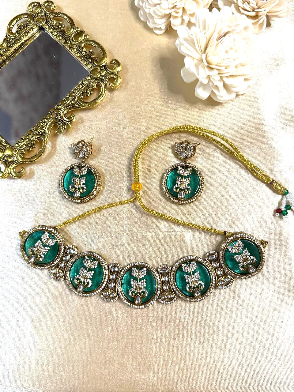 Ivaana Choker Set - Aqua