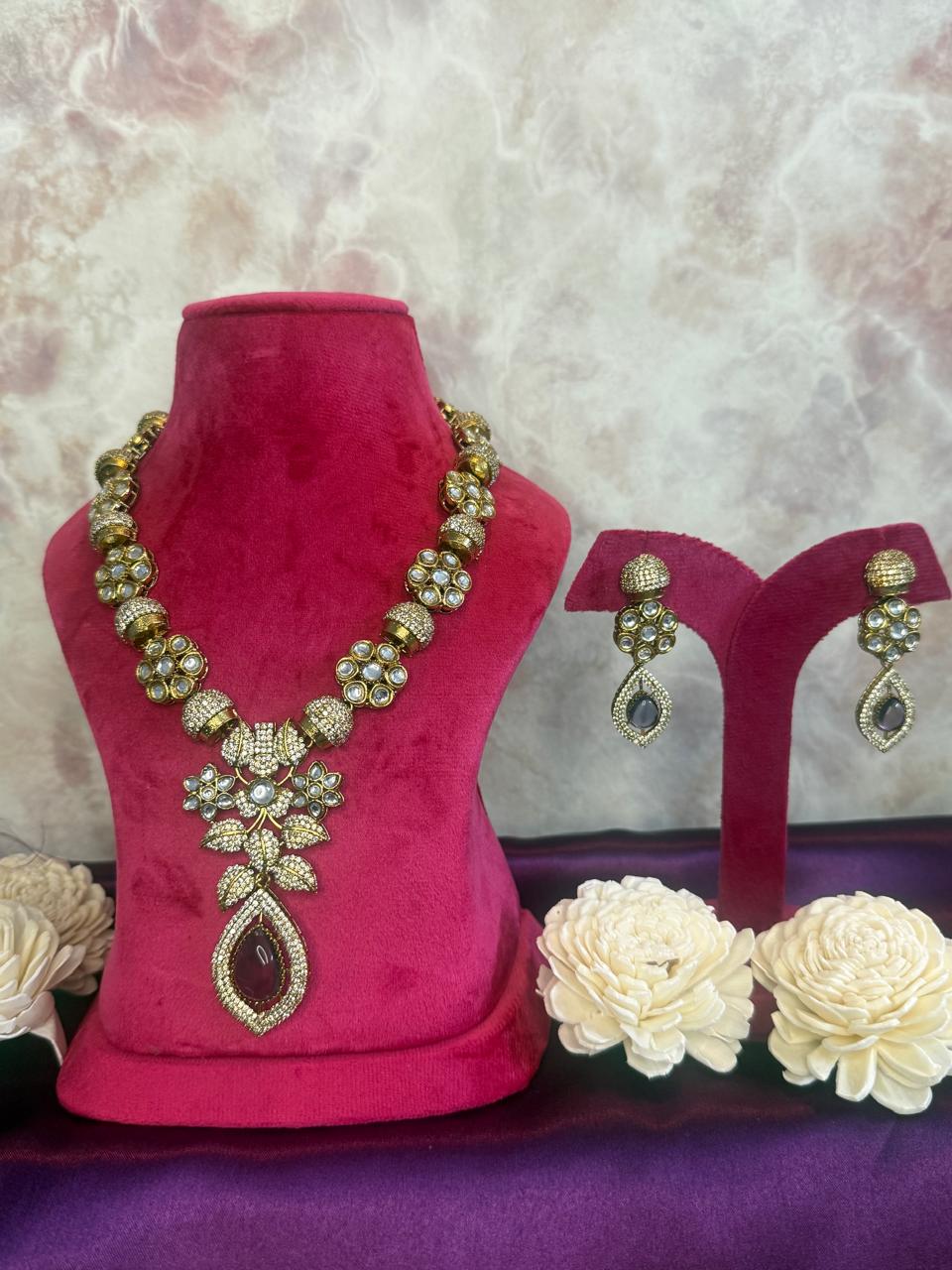 Reina Haar Set - Wine