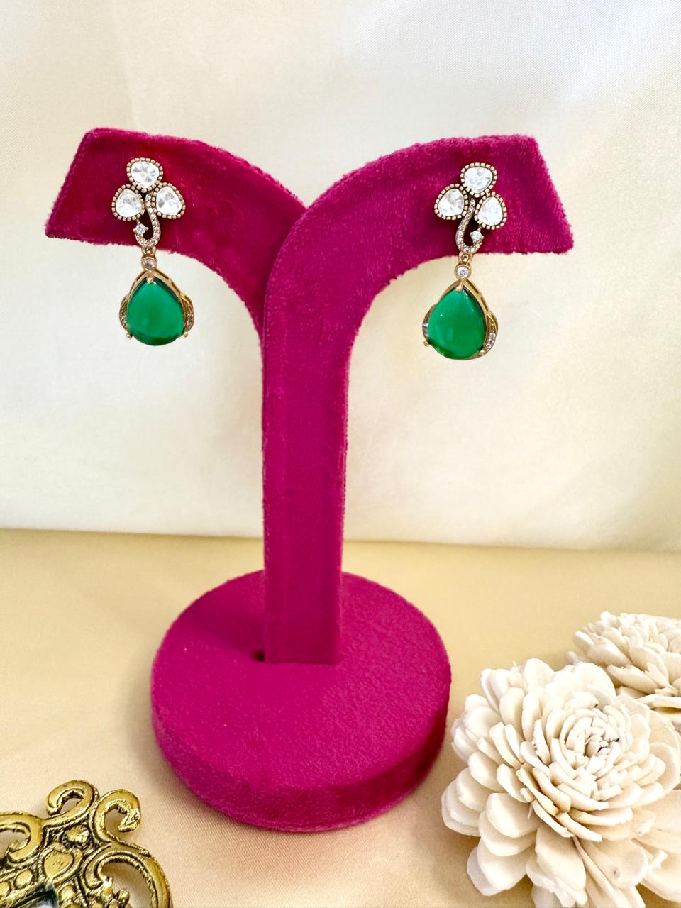 Bela Necklace Set - Green