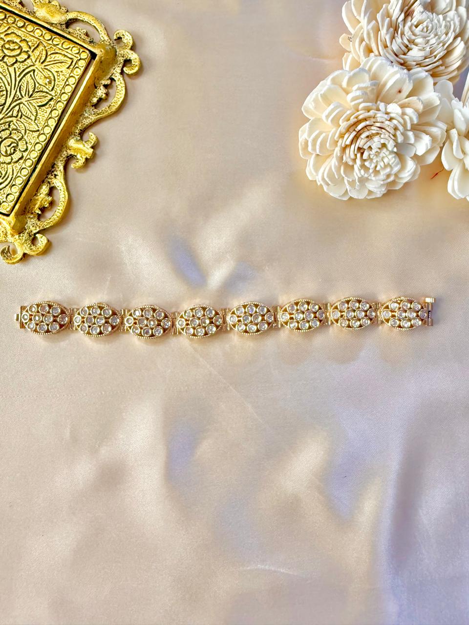 Rubal chain bracelet - White