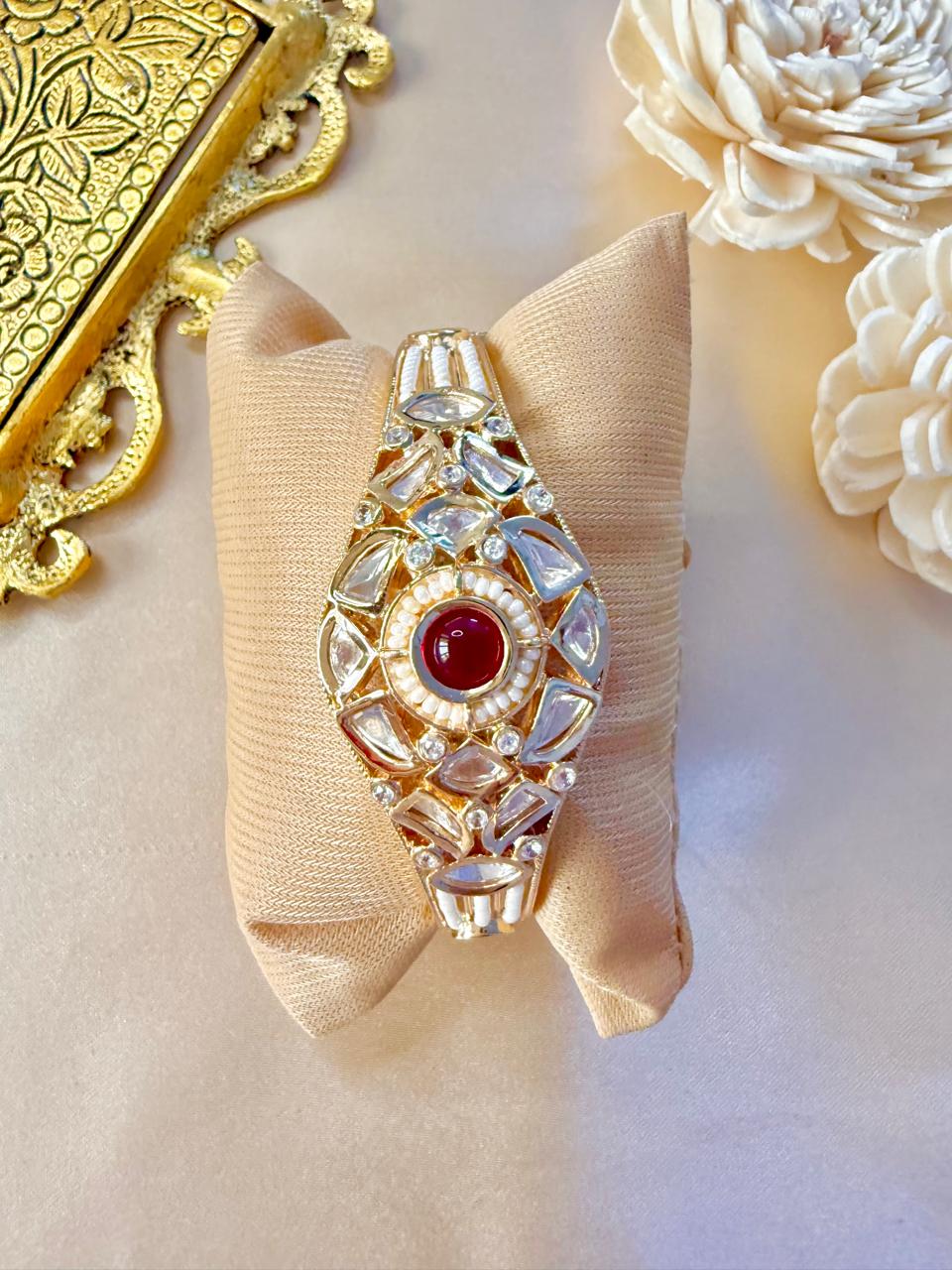 Heena Stone bracelet - Red