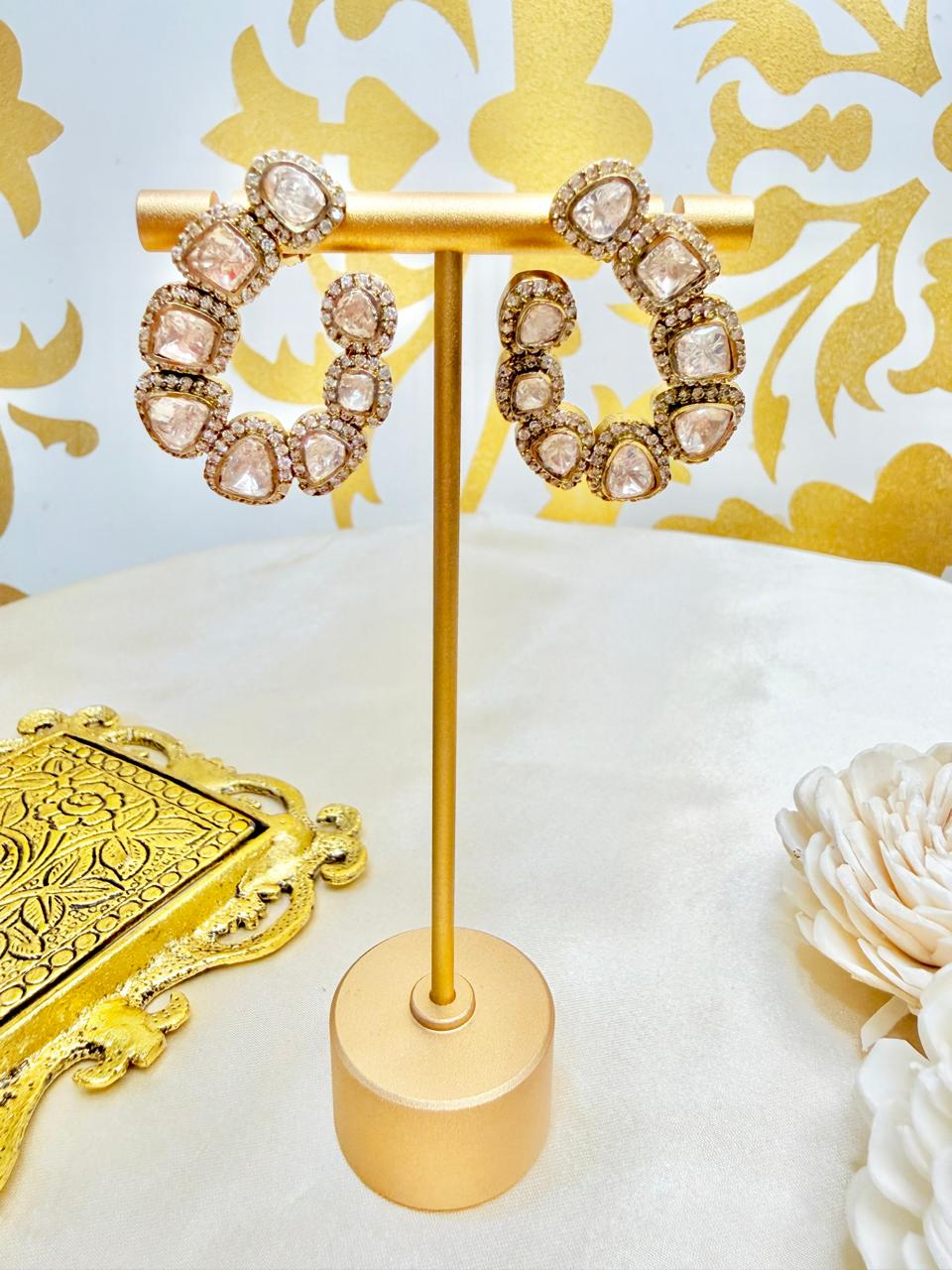 Parul stone studs - White