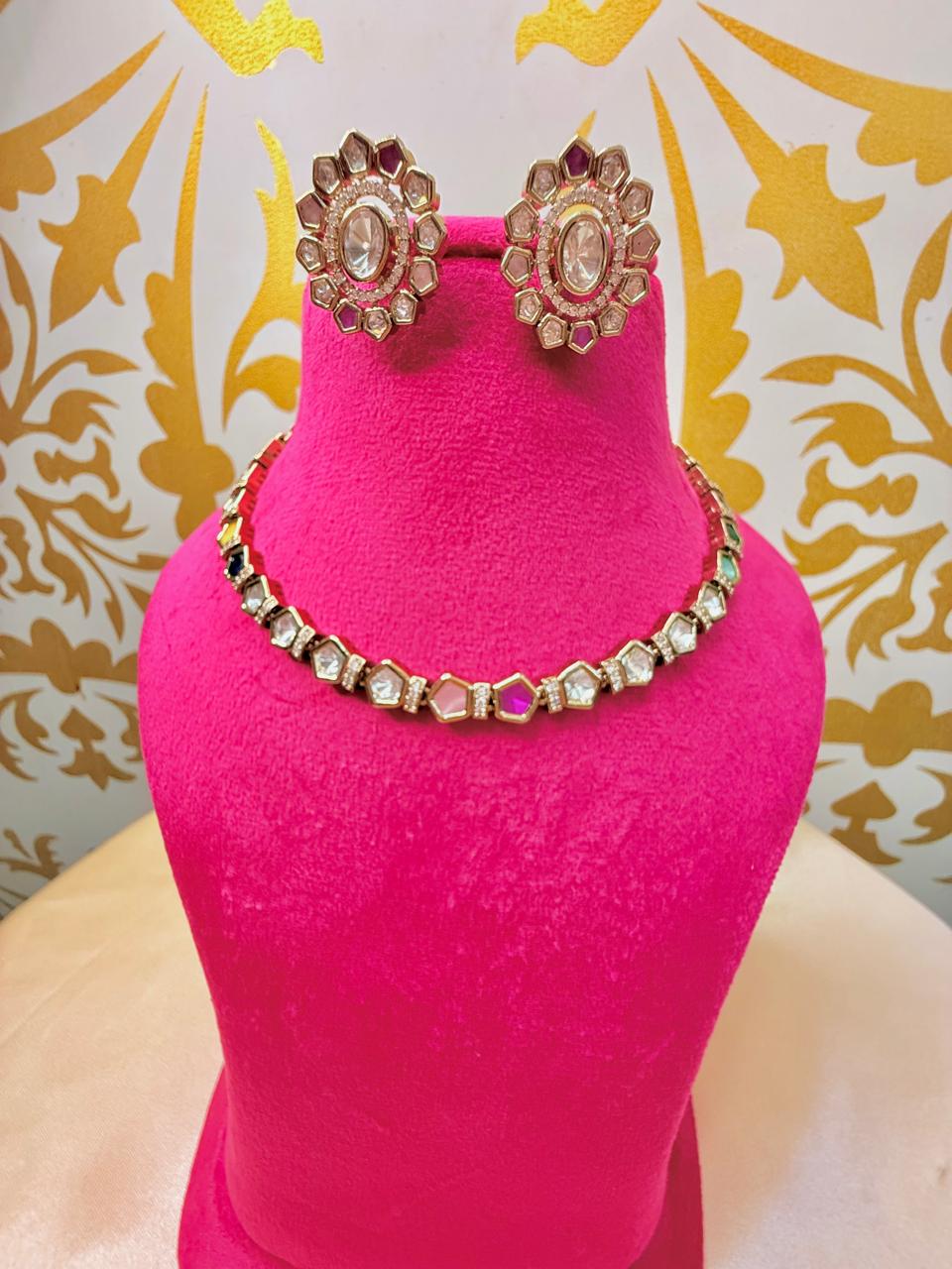 Shrija necklace set - Multicolor