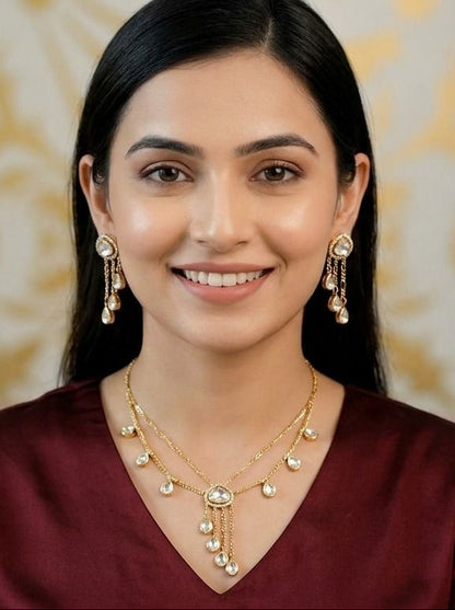 Elara pendant set - White