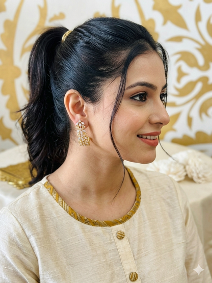 Kaashvi stone baali - Golden