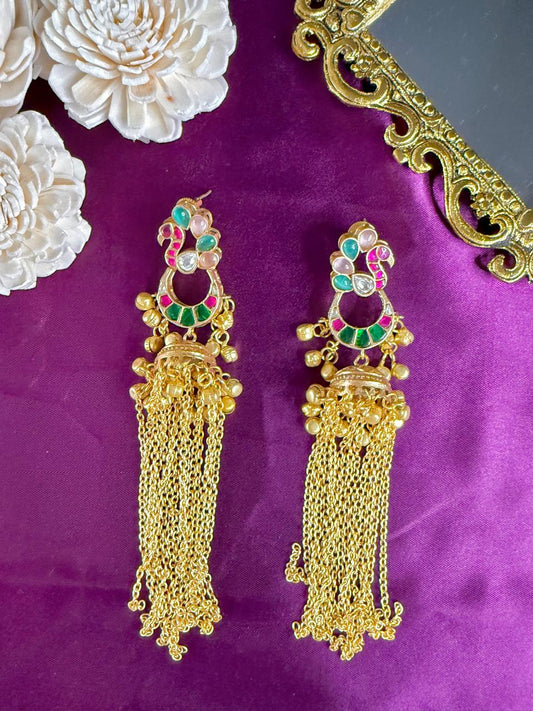 Mriganya fusion danglers - Multi color