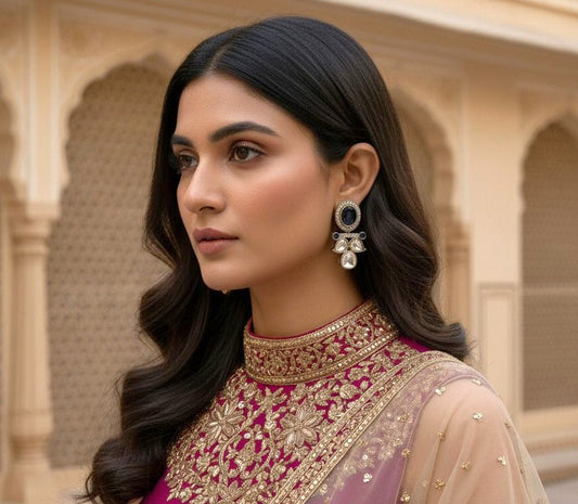 Ira studs - Dark Blue