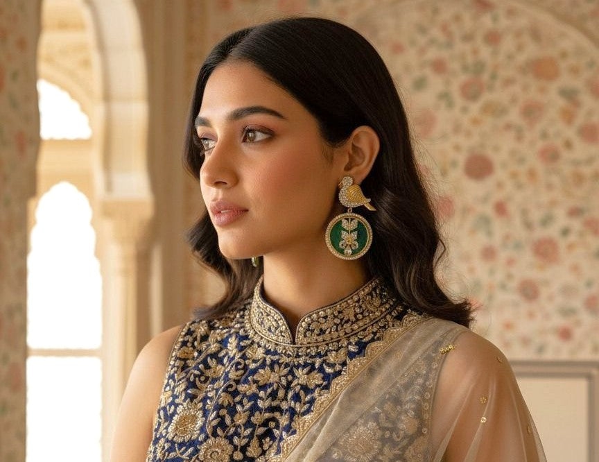 Aaranya danglers - Mint