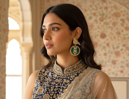 Aaranya danglers - Mint