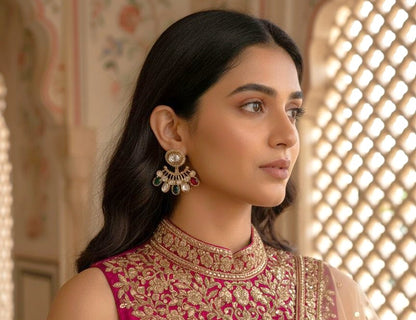 Chaand studs - Multicolor