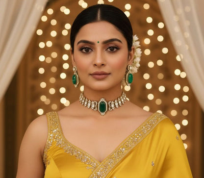 Anvika Choker Set - Green