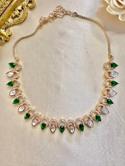 Vira necklace set - Green