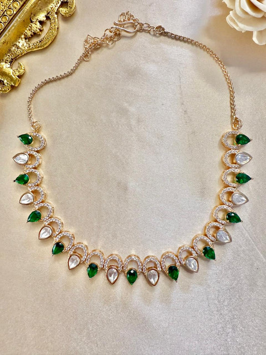 Vira necklace set - Green