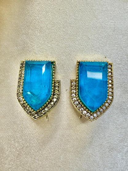 Lea mini studs - Sky Blue