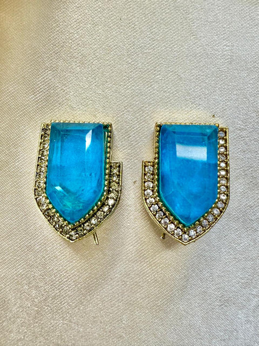 Lea mini studs - Sky Blue