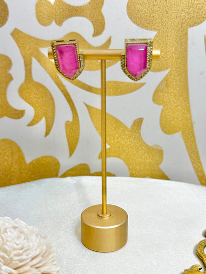 Lea mini studs - Pink