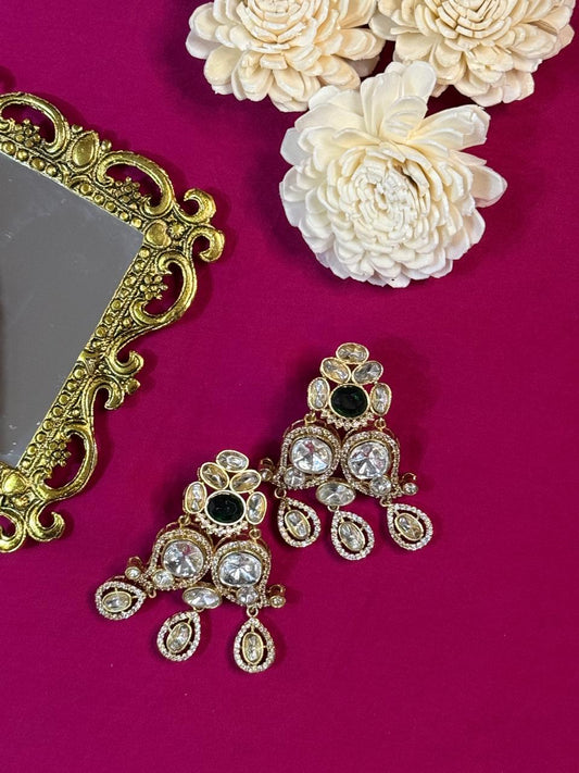 Meher danglers - Green