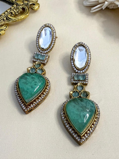 Serah drop danglers - Mint