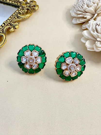 Elina stone studs - Green