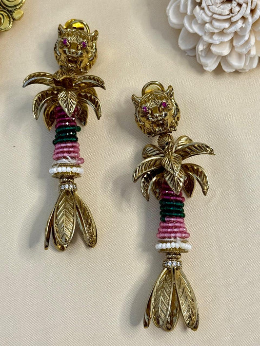 Boho baagh danglers - Multi color
