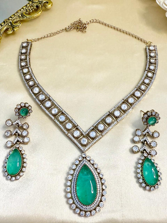 Sia Necklace Set - Mint