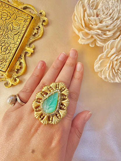 Kaia fusion ring - Mint