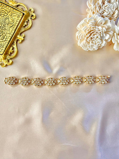 Rubal chain bracelet - White