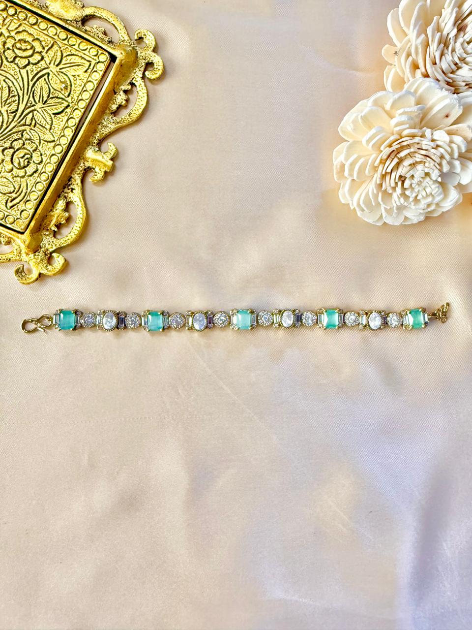 Sidhi chain bracelet - Mint