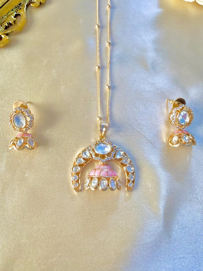 Kia pendant set - Pink