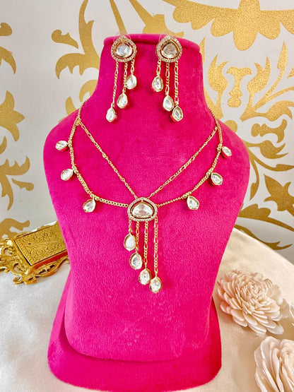 Elara pendant set - White