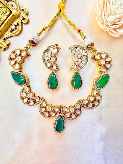 Sheeba Stone Necklace - Green