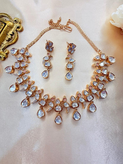Surbhi necklace set - White