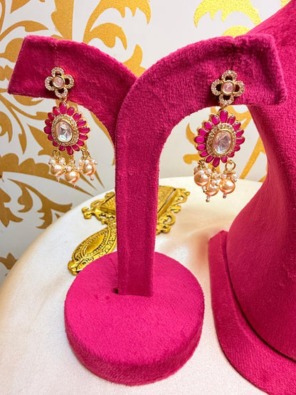 Riyasa Choker set - Magenta