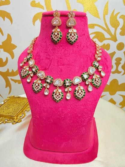 Alekha necklace set - Green