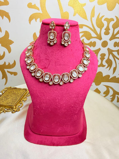 Anika necklace set - White