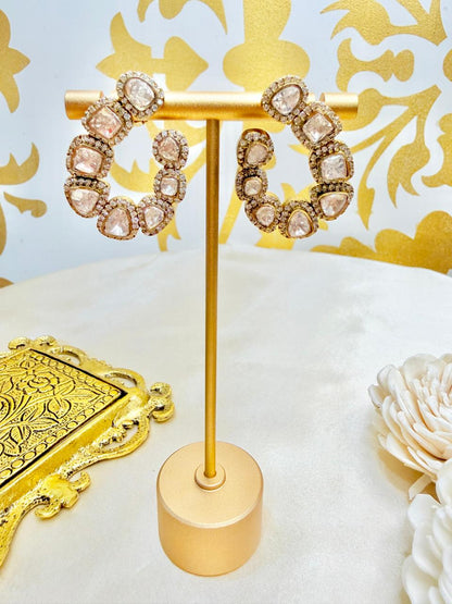 Parul stone studs - White