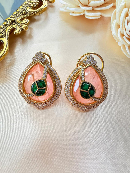 Anaira stone studs - Pink