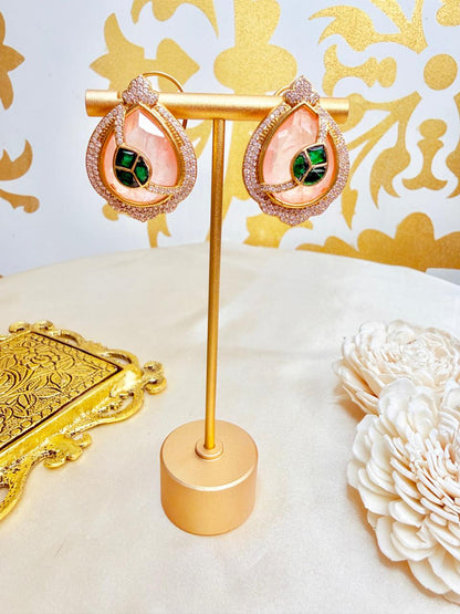 Anaira stone studs - Pink