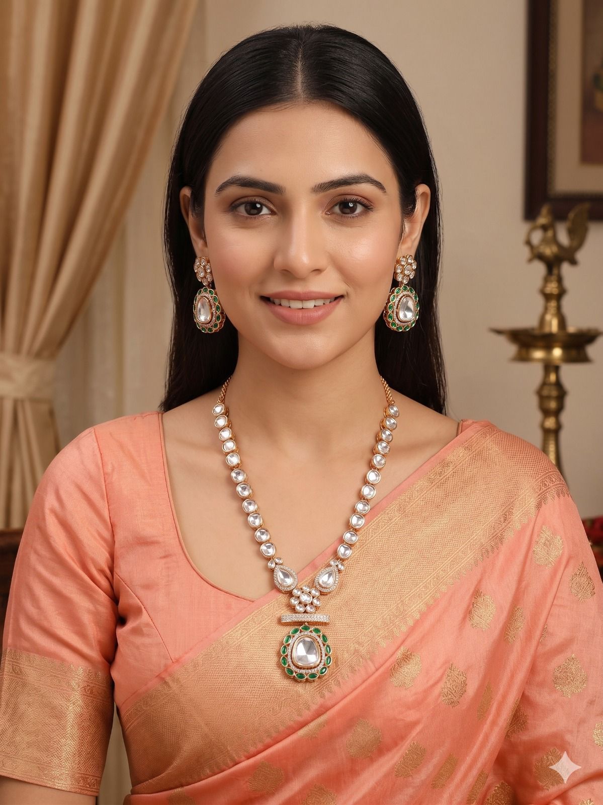 Tasva necklace set - Green