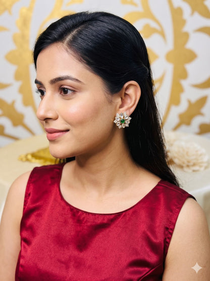 Vini stone studs - Green