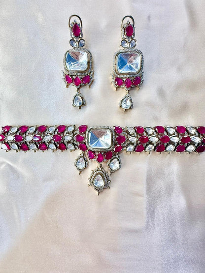 Sriti choker set - Ruby