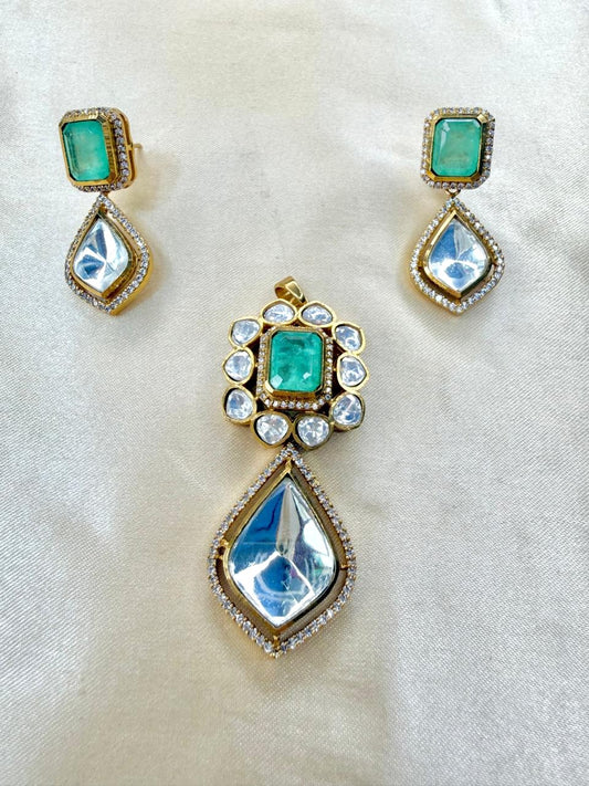 Shaily pendant set - Mint