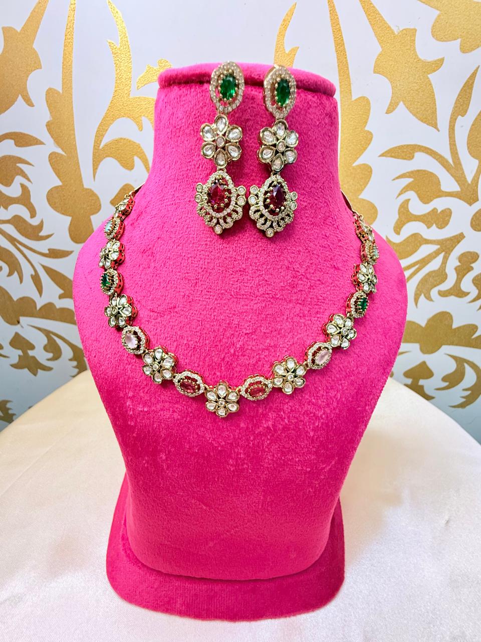 Bhumika necklace set - Multicolor