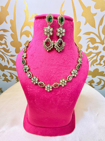 Bhumika necklace set - Multicolor
