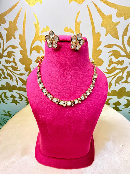 Vidushi necklace set - White