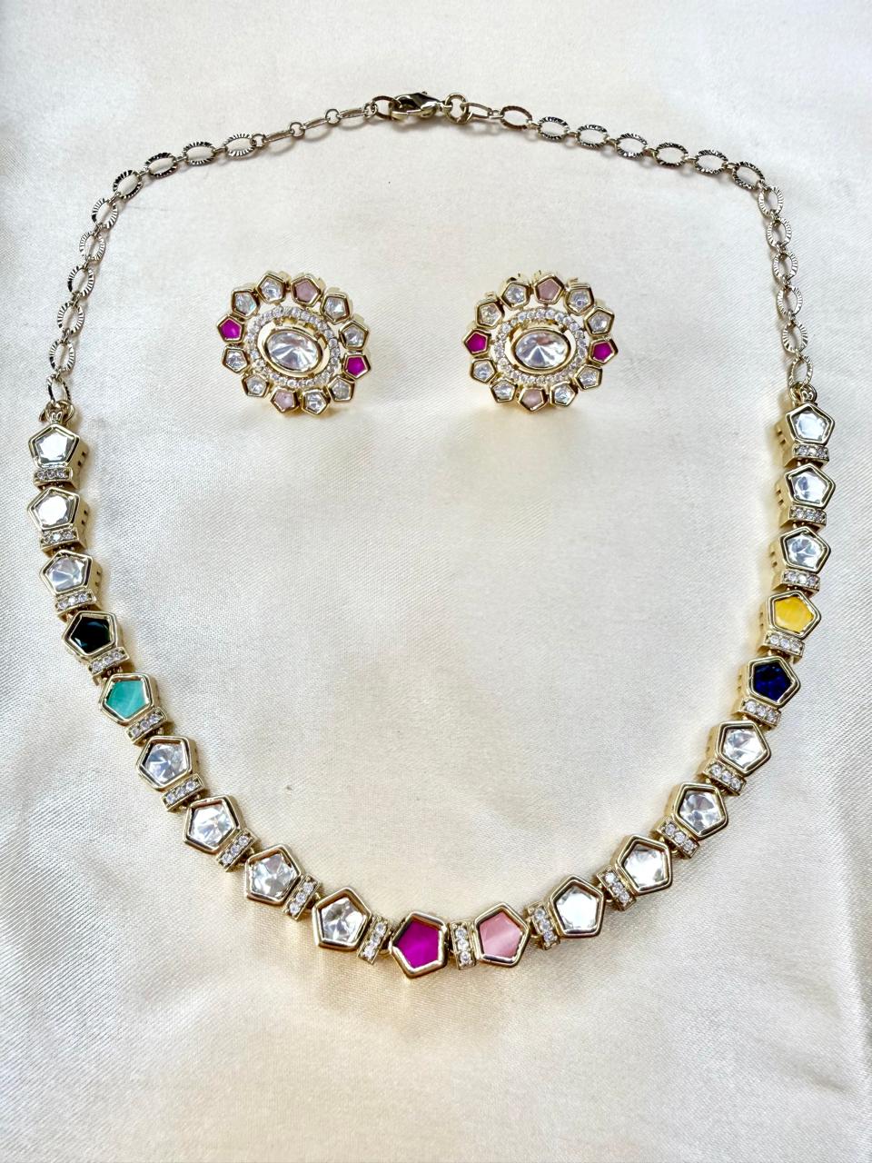 Shrija necklace set - Multicolor
